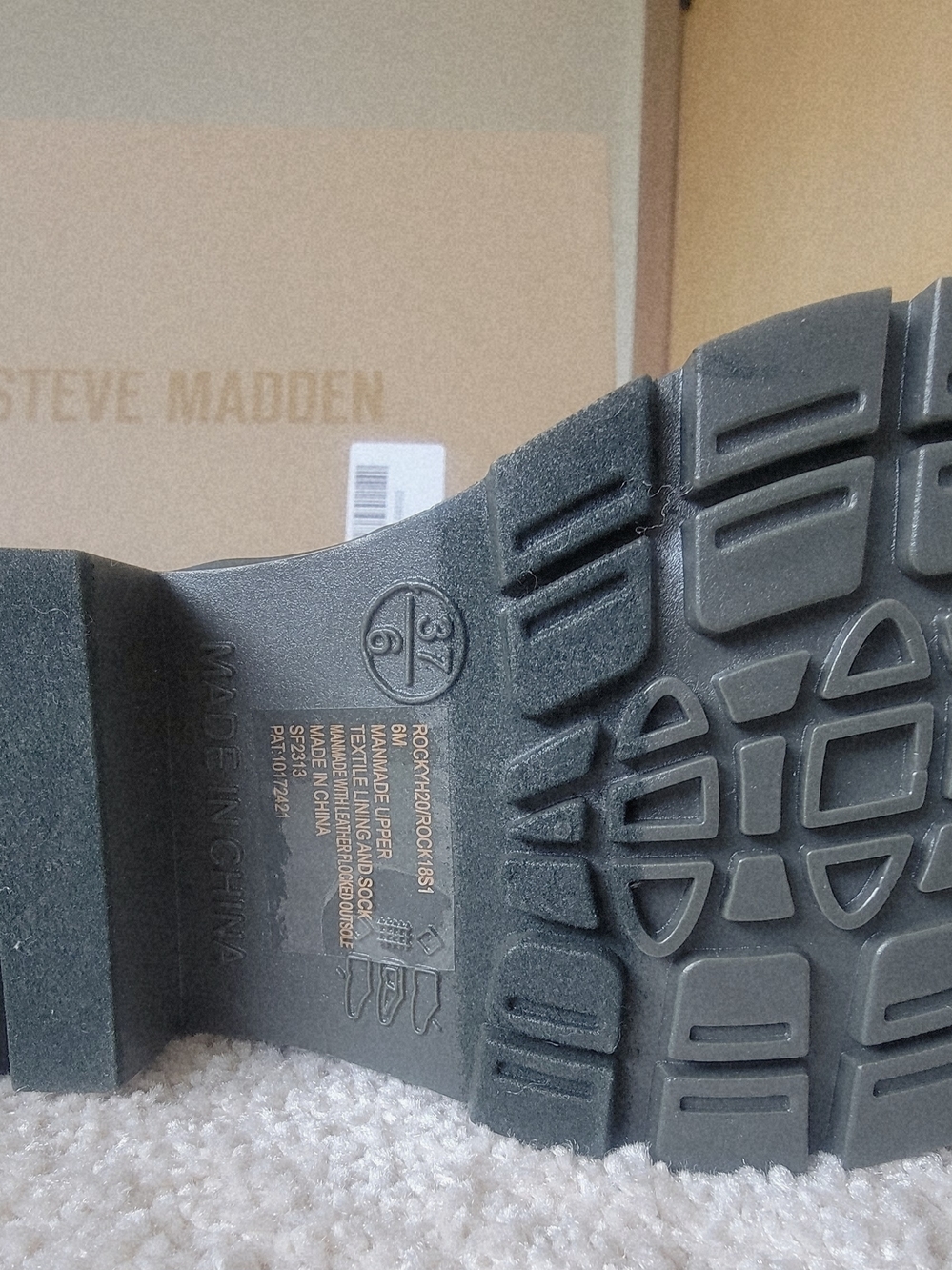 Steve Madden Rocky-H20 Rain Boots - Olive Green - Size 6 NIB - Picture 8 of 10